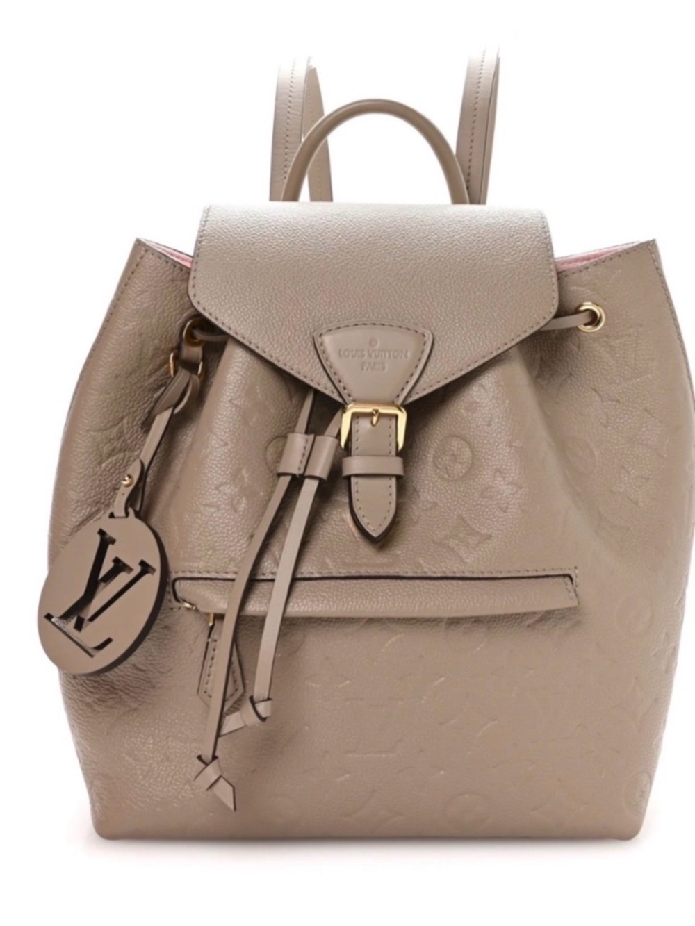 ⭐️⭐️ LIKE BRAND NEW! Louis Vuitton Empreinte Montsouris NM Backpack Tourterelle.